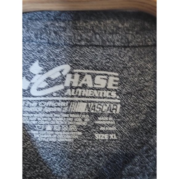 Chase Authentic Jeff Gordon #24‎ Tee Shirt Gray Size L/XL Men's - Picture 4 of 5